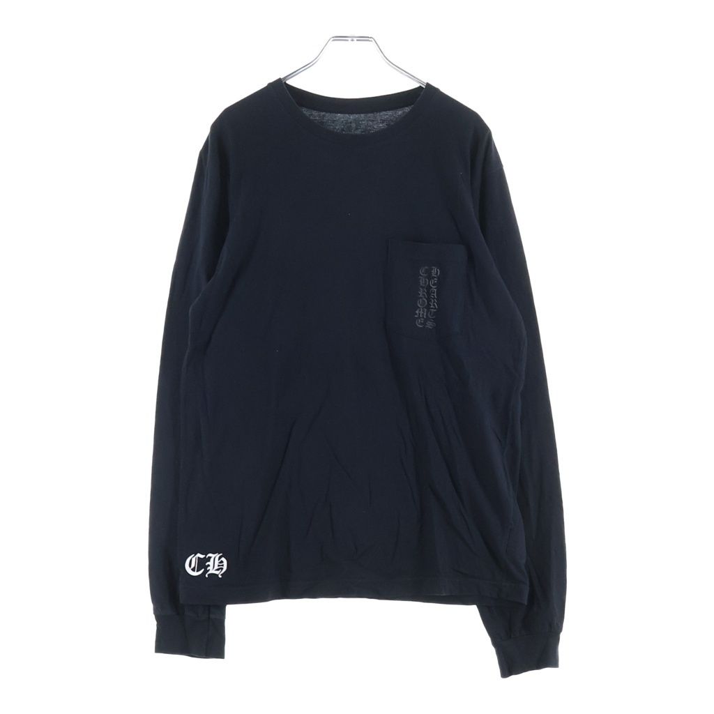 Chrome Hearts Vintage Long Sleeve Tee Cemetery Back Print Crew Neck Short — view 2