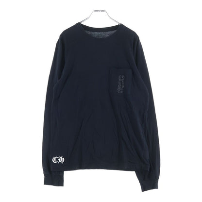 Chrome Hearts Vintage Long Sleeve Tee Cemetery Back Print Crew Neck Short — view 2