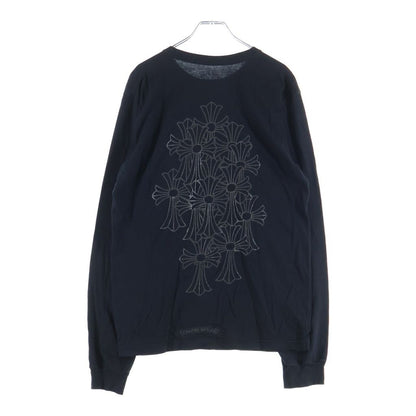 Chrome Hearts Vintage Long Sleeve Tee Cemetery Back Print Crew Neck Short