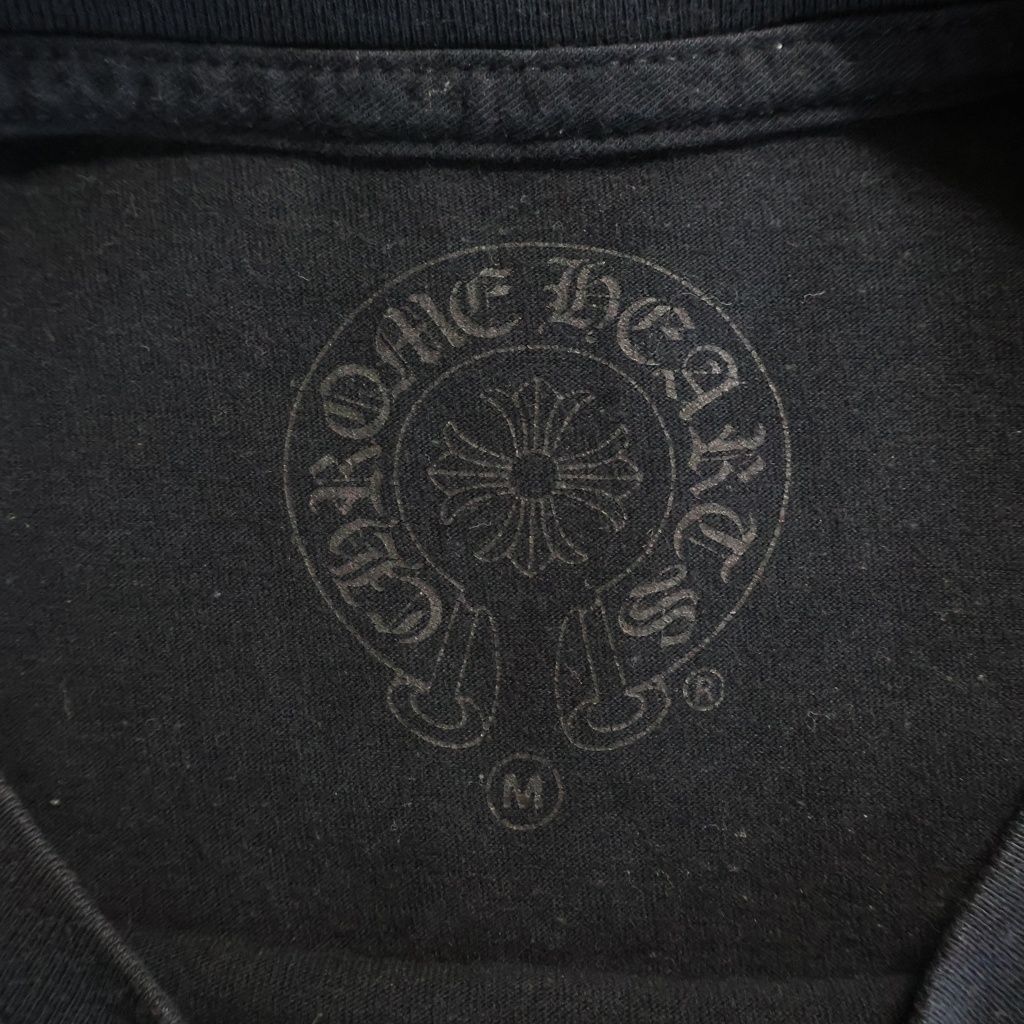 Chrome Hearts Vintage Long Sleeve Tee Cemetery Back Print Crew Neck Short — view 7