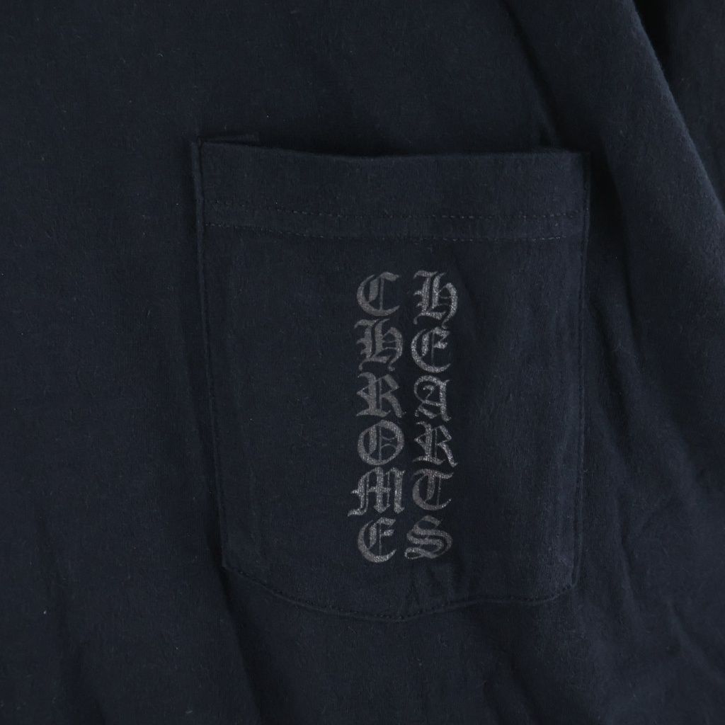 Chrome Hearts Vintage Long Sleeve Tee Cemetery Back Print Crew Neck Short — view 5