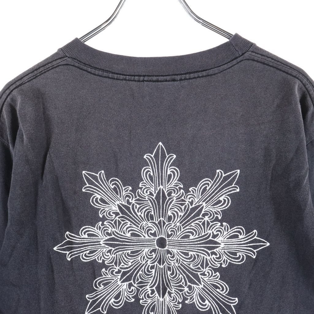 Chrome Hearts Vintage Flolal Cross Snow Flake Long Sleeve Tee Floral Snowflake — view 4