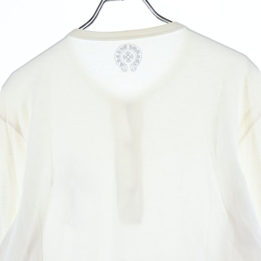 Chrome Hearts LS Hnly Logo Back Print Henley Neck Long Sleeve Thermal T-Shirt — view 4