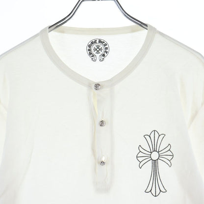 Chrome Hearts LS Hnly Logo Back Print Henley Neck Long Sleeve Thermal T-Shirt — view 3