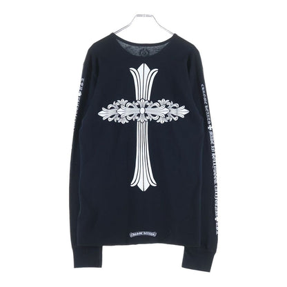 Chrome Hearts Thermal Long Sleeve Flrl Floral Cross Black
