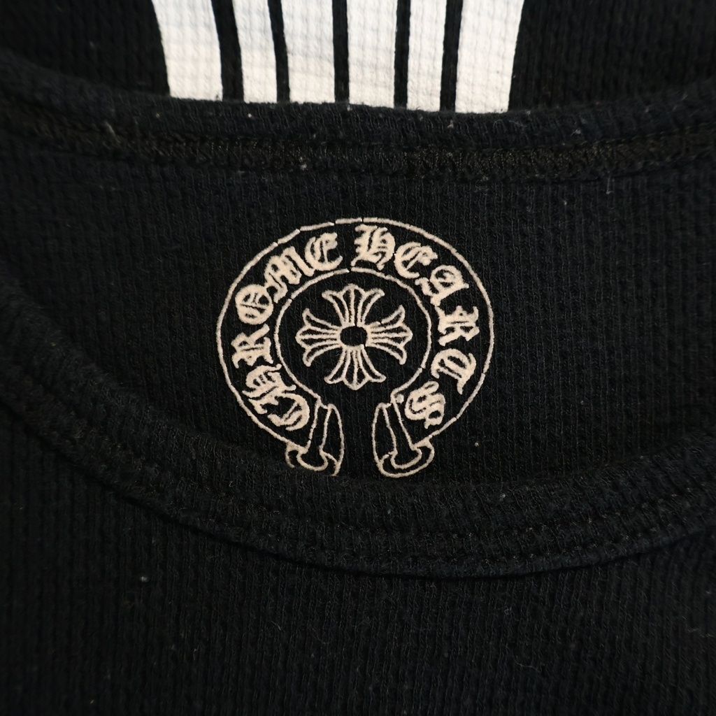 Chrome Hearts Thermal Long Sleeve Flrl Floral Cross Black — view 7