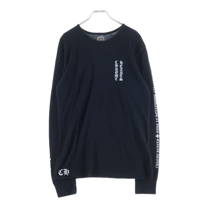 Chrome Hearts Thermal Long Sleeve Flrl Floral Cross Black — view 2
