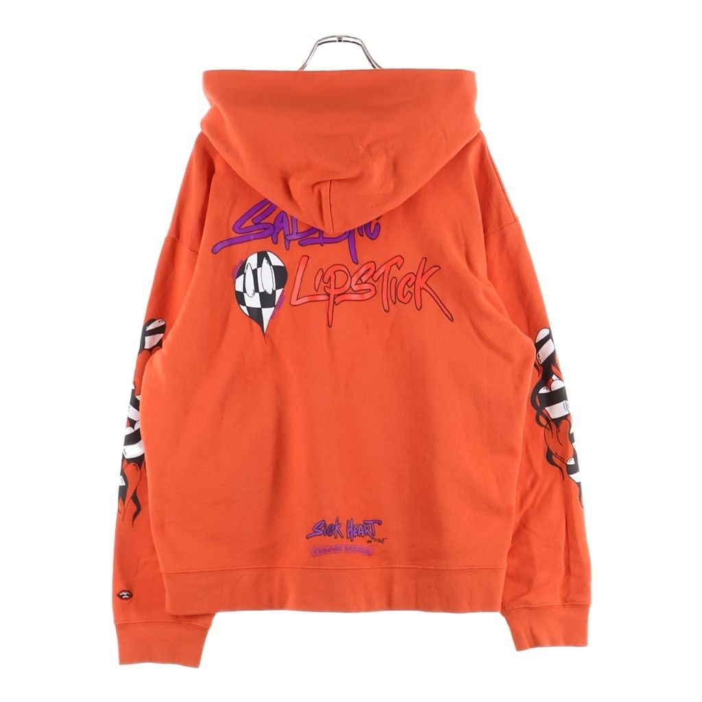 Chrome Hearts Matty Boy Ppo Spark the Heart HD Plvr Pullover Hoodie Red
