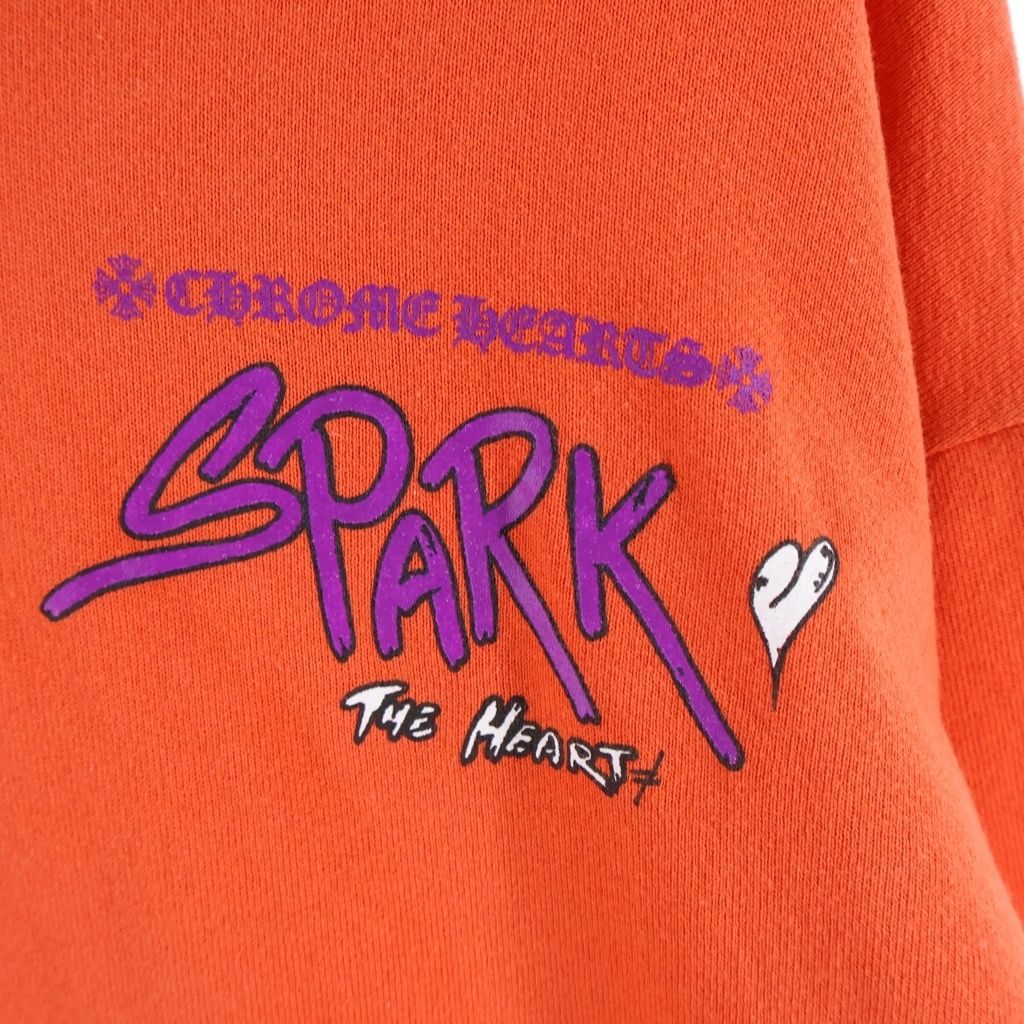 Chrome Hearts Matty Boy Ppo Spark the Heart HD Plvr Pullover Hoodie Red — view 5