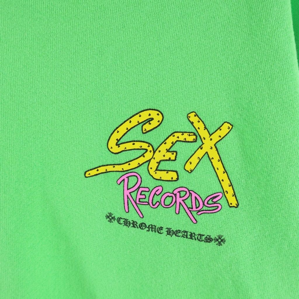 Chrome Hearts Ppo Sexrcd Grn HD Plvr Matty Boy Sex Records Print Pullover Hoodie — view 5