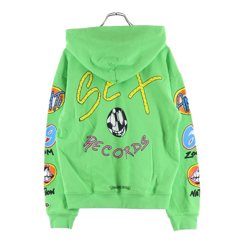 Chrome Hearts Ppo Sexrcd Grn HD Plvr Matty Boy Sex Records Print Pullover Hoodie