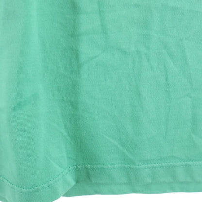 Hermes 22 SS Hose Leather Motif Patch Crew Neck Short Sleeve T-Shirt Green — view 5