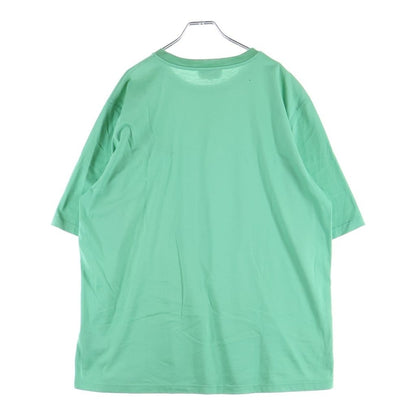 Hermes 22 SS Hose Leather Motif Patch Crew Neck Short Sleeve T-Shirt Green — view 2