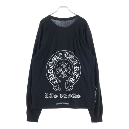 Chrome Hearts Las Vegas Dbl Flrl Horseshoe Long Sleeve Tee Las Limited Double