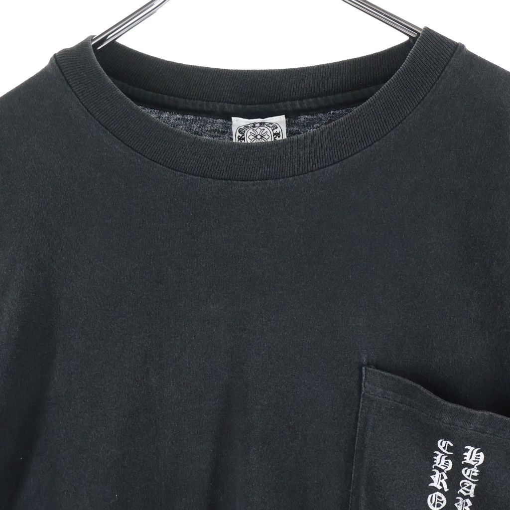 Chrome Hearts Vintage CH Logo Long Sleeve Tee CH Print T-Shirt Black — view 3