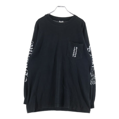 Chrome Hearts Vintage CH Logo Long Sleeve Tee CH Print T-Shirt Black — view 2
