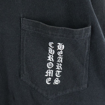 Chrome Hearts Vintage CH Logo Long Sleeve Tee CH Print T-Shirt Black — view 5