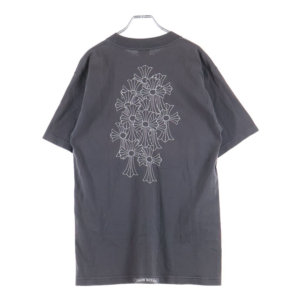 Chrome Hearts Vintage Horseshoe Back Cemetery Cross Print Short Sleeve Tee