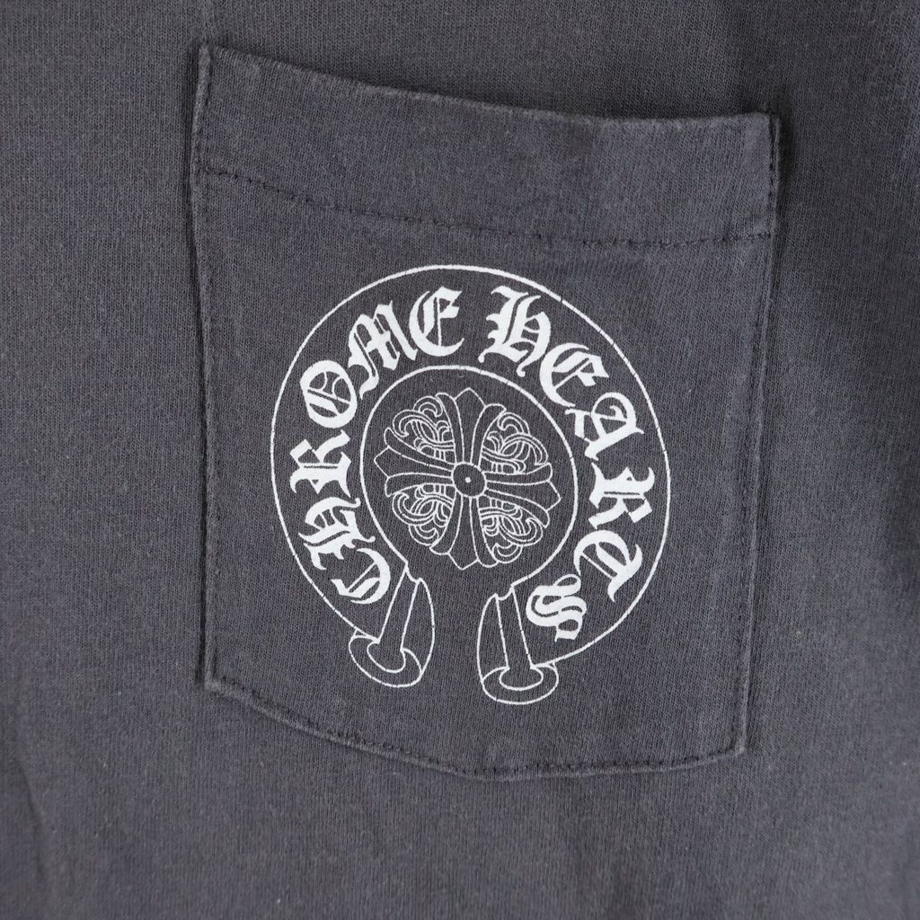 Chrome Hearts Vintage Horseshoe Back Cemetery Cross Print Short Sleeve Tee — view 5