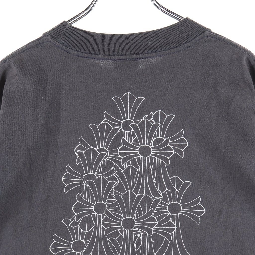 Chrome Hearts Vintage Horseshoe Back Cemetery Cross Print Short Sleeve Tee — view 4
