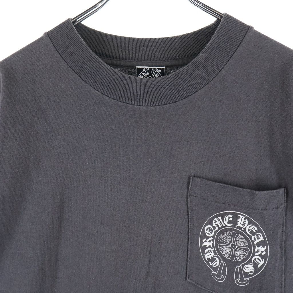 Chrome Hearts Vintage Horseshoe Back Cemetery Cross Print Short Sleeve Tee — view 3