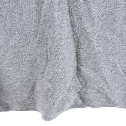 Moncler 23 SS Logo Motif Print Crew Neck Short Sleeve T-Shirt Gray — view 6