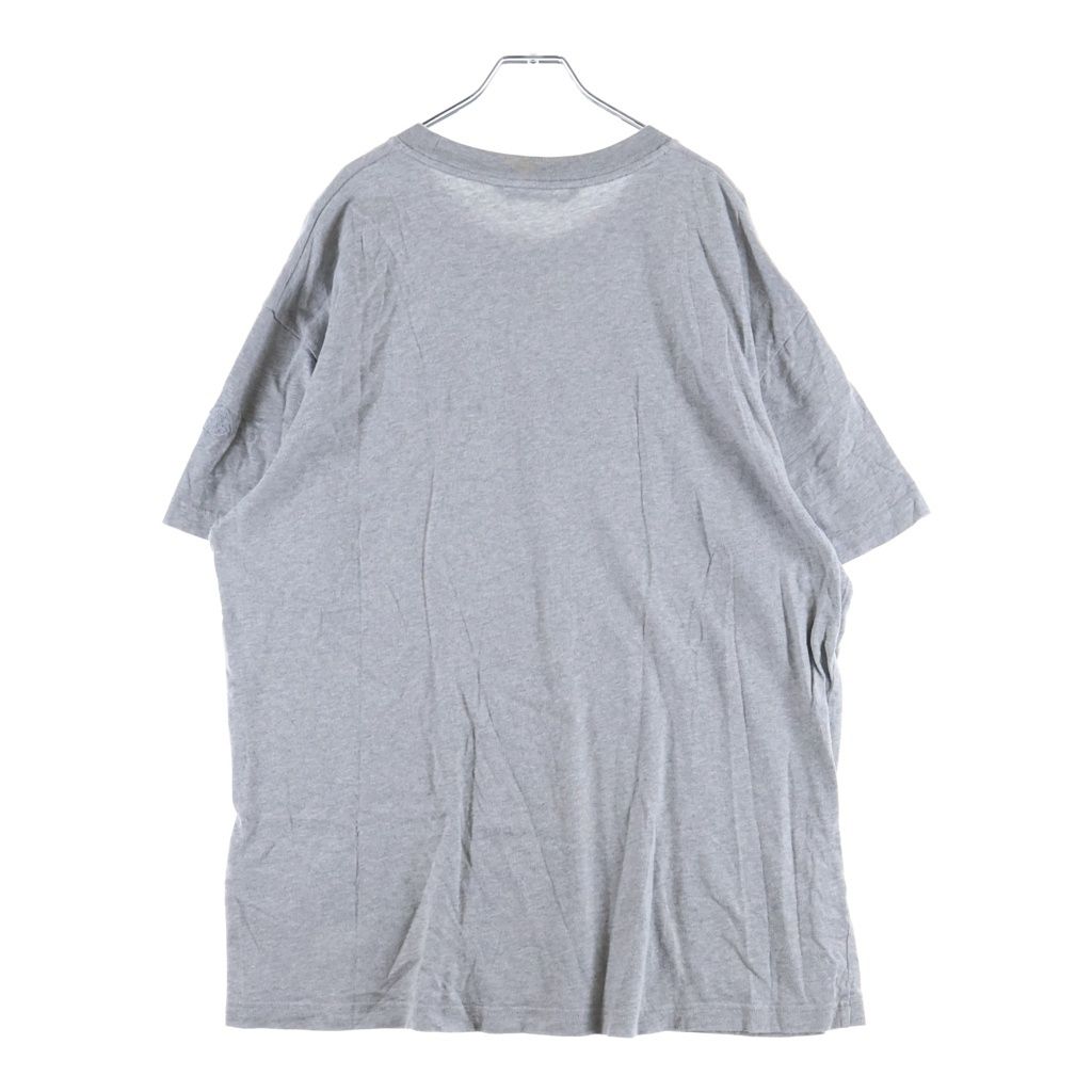 Moncler 23 SS Logo Motif Print Crew Neck Short Sleeve T-Shirt Gray — view 2
