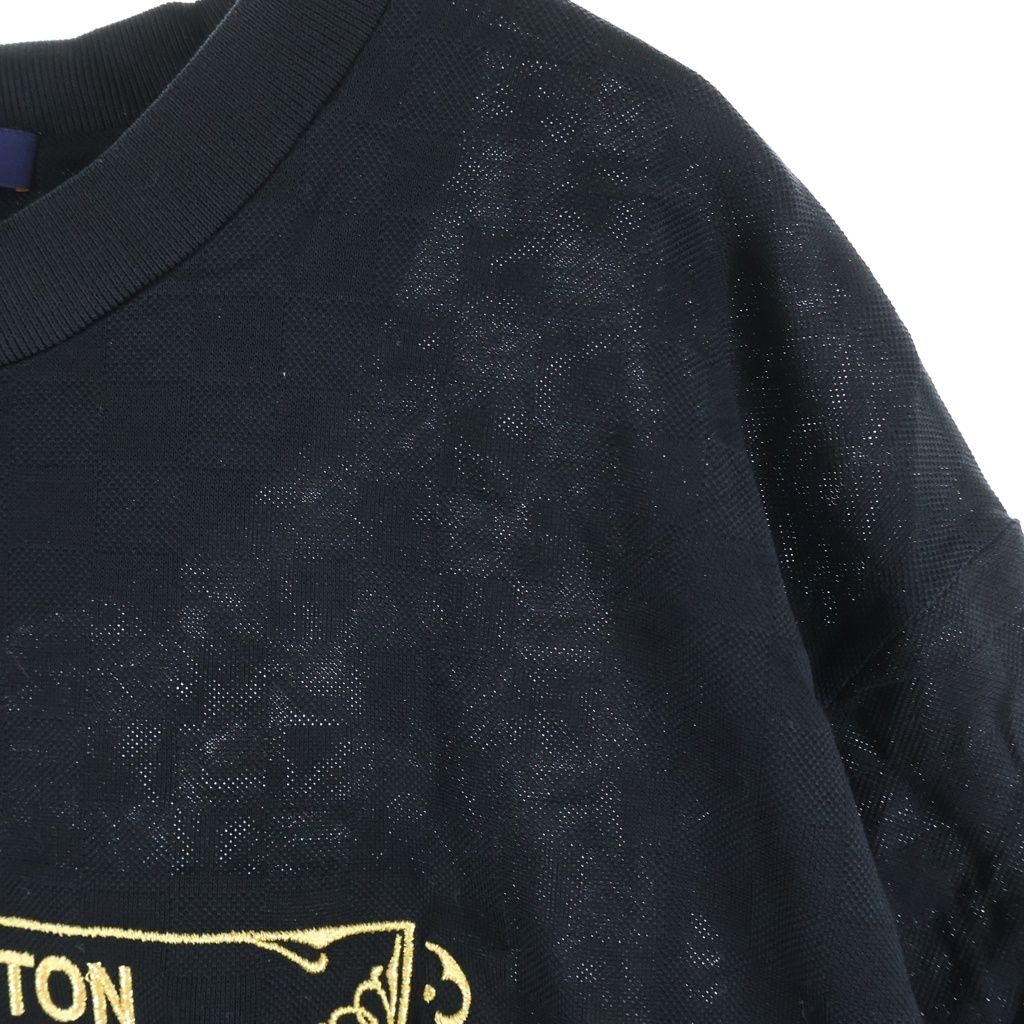 Louis Vuitton 25 AW Embellished Damier Piquet Crew Neck Short Sleeve T-Shirt — view 4