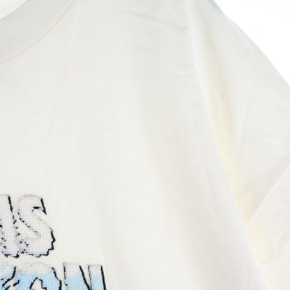 Louis Vuitton 23 AW Embroidered Beads Crew Neck Short Sleeve T-Shirt White — view 4