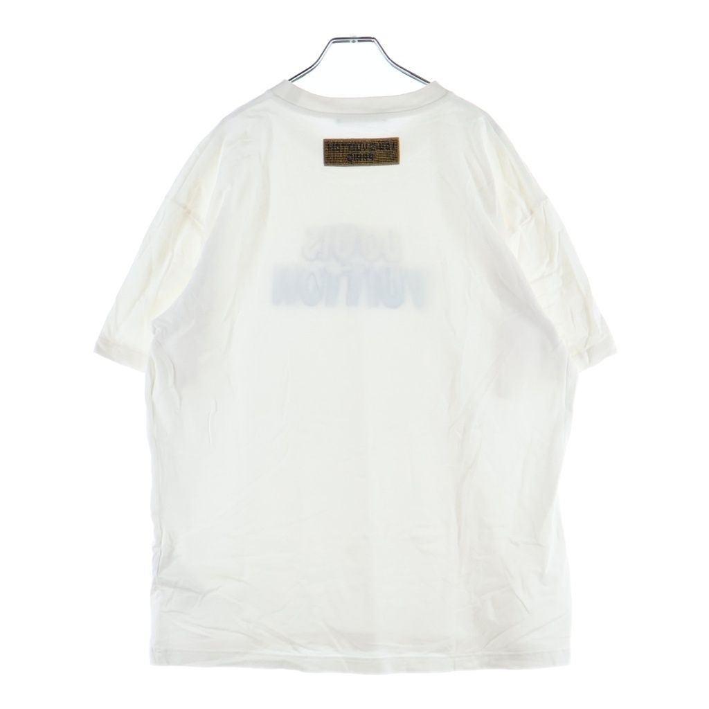 Louis Vuitton 23 AW Embroidered Beads Crew Neck Short Sleeve T-Shirt White — view 2