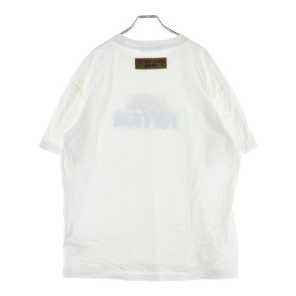 Louis Vuitton 23 AW Embroidered Beads Crew Neck Short Sleeve T-Shirt White — view 2