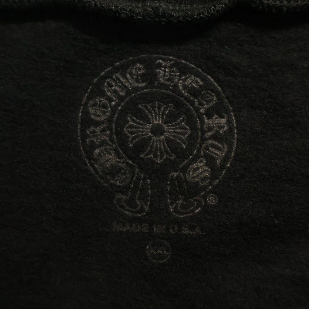 Chrome Hearts Sweatshirt HD Zip Sleeves Floral Back Horseshoe Zip Up Hoodie — view 7