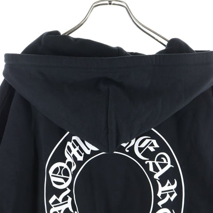 Chrome Hearts Sweatshirt HD Zip Sleeves Floral Back Horseshoe Zip Up Hoodie — view 4