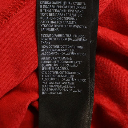 Balenciaga 23 SS Many Kisses Crew Neck Short Sleeve T-Shirt Red — view 7
