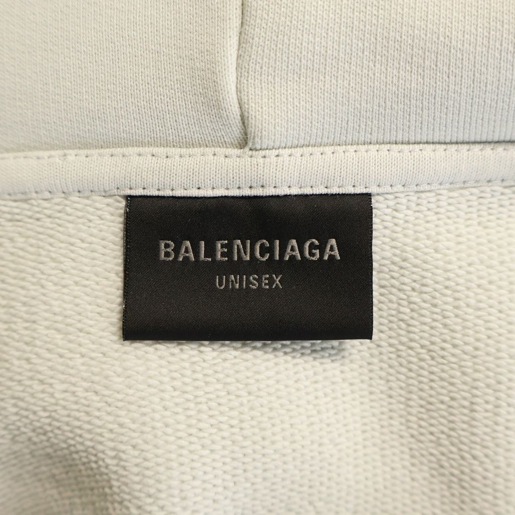 Balenciaga 25 SS Collection Happy Valentine's Zip Up Hoodie White — view 6