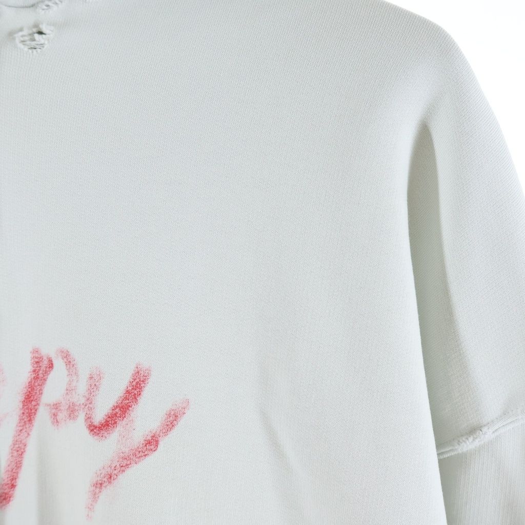Balenciaga 25 SS Collection Happy Valentine's Zip Up Hoodie White — view 4