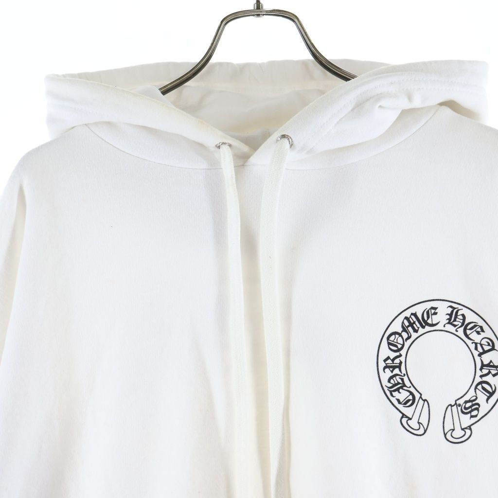 Chrome Hearts Horse Shoe Flrl Back Horseshoe Sleeves Floral Pullover Sweatshirt — view 3