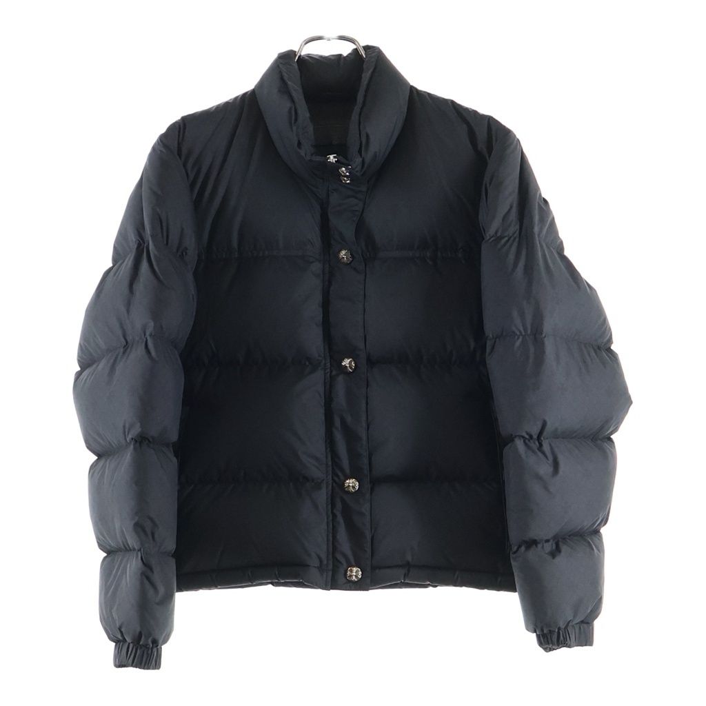 Chrome Hearts CH Plus Stiff Down Jacket CH All Over Print Cross Ball Button