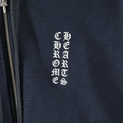 Chrome Hearts Thermal Sweatshirt HD Zip Lining Logo Print Dagger Zip Up Hoodie — view 5