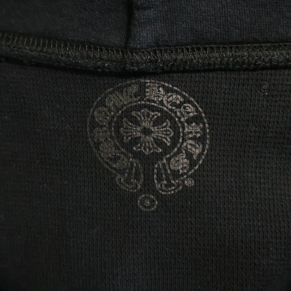 Chrome Hearts Thermal Sweatshirt HD Zip Lining Logo Print Dagger Zip Up Hoodie — view 7