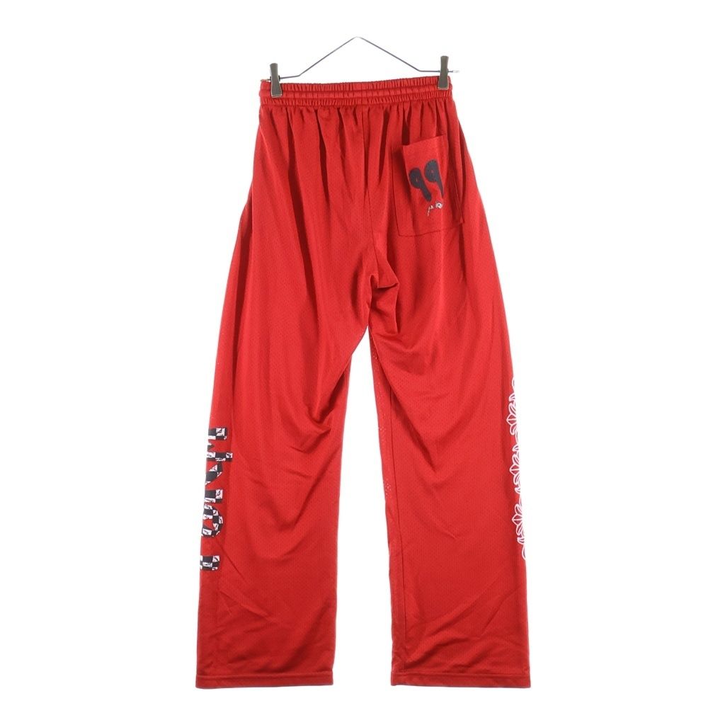 Chrome Hearts Matty Boy Form Mesh Varsity Long Pants Boy Nylon Red S — view 2
