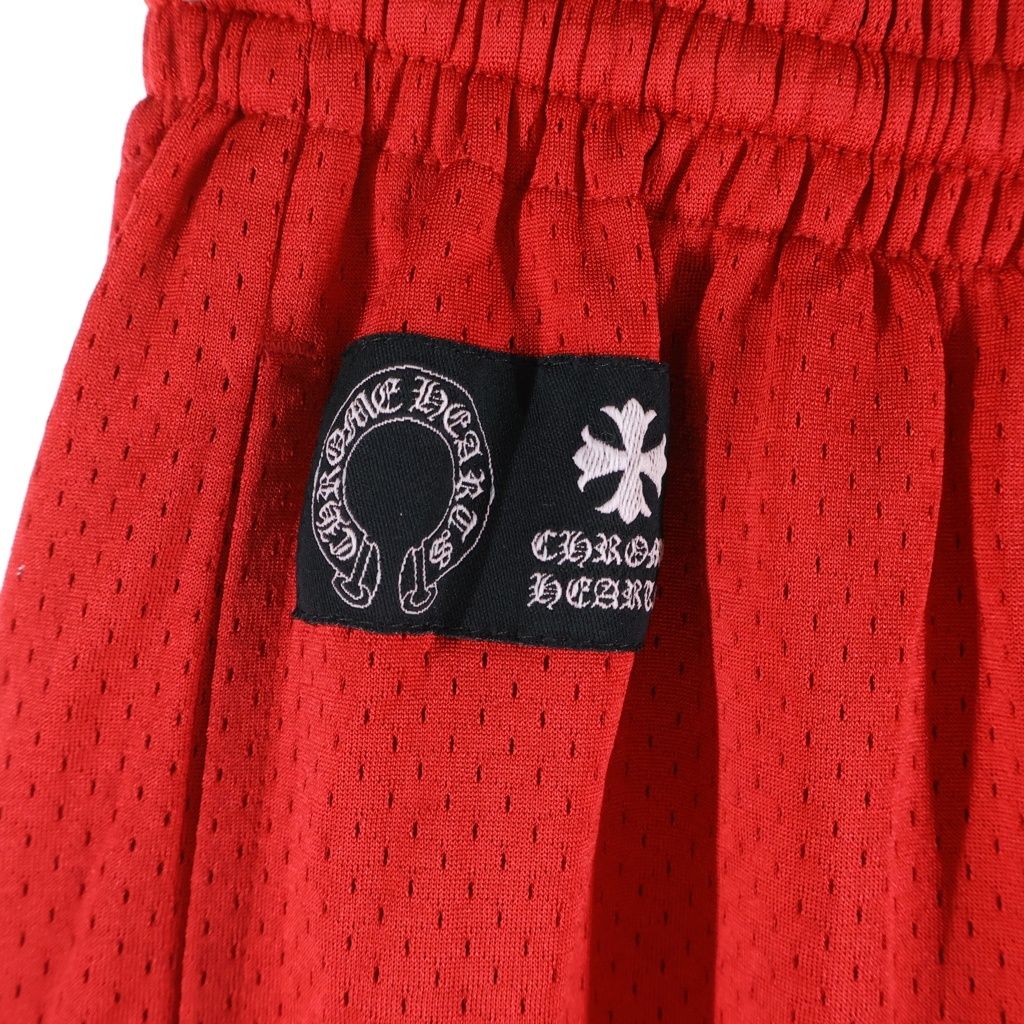 Chrome Hearts Matty Boy Form Mesh Varsity Long Pants Boy Nylon Red S — view 7