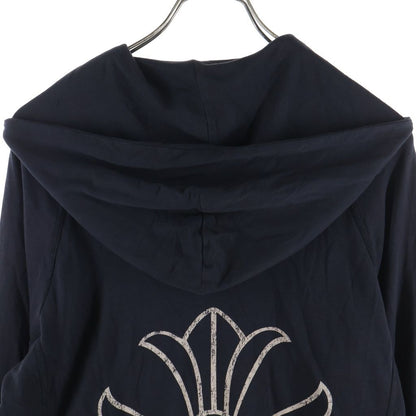 Chrome Hearts Vintage Sweatshirt HD Zip CH Plus Print Hoodie Black Beige — view 4