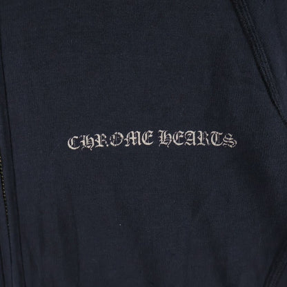 Chrome Hearts Vintage Sweatshirt HD Zip CH Plus Print Hoodie Black Beige — view 5