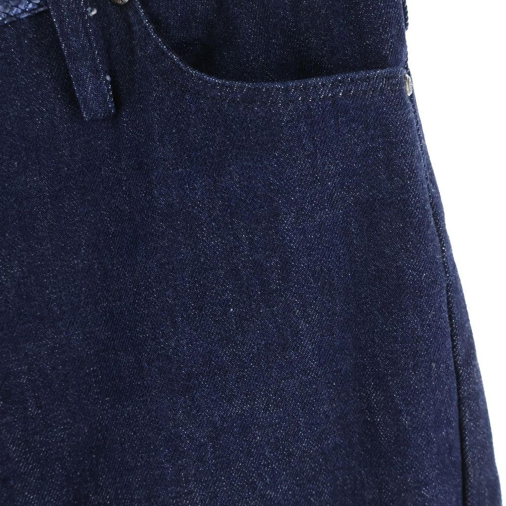 Chrome Hearts Vintage Straight Denim Pants Indigo — view 4