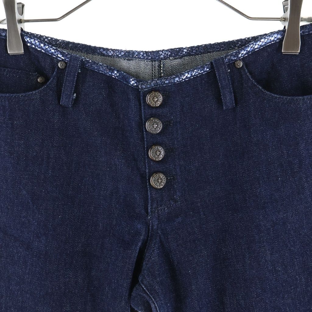 Chrome Hearts Vintage Straight Denim Pants Indigo — view 3