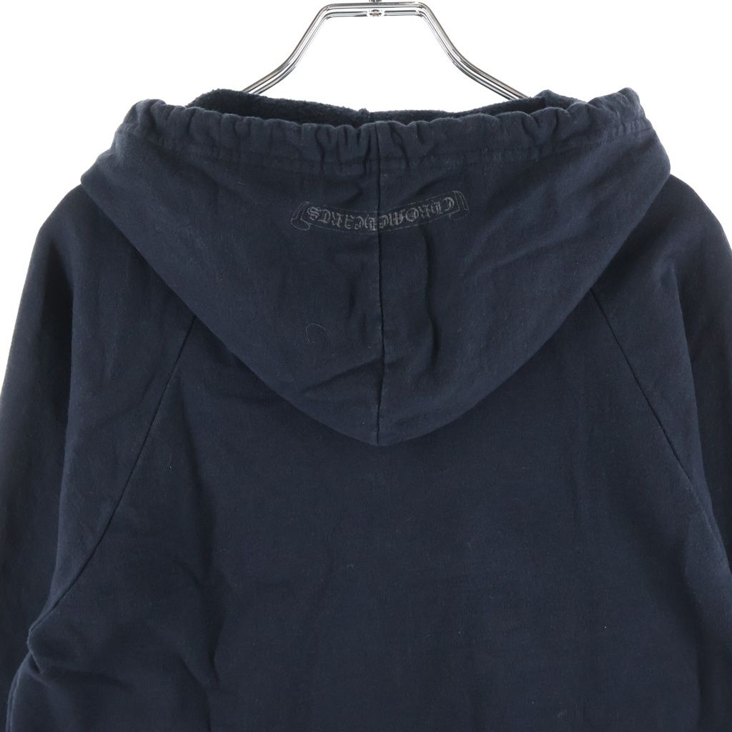 Chrome Hearts Vintage Sweatshirt HD Zip Sleeve Floral Zip Up Hoodie Black — view 4