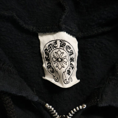 Chrome Hearts Vintage Sweatshirt HD Zip Sleeve Floral Zip Up Hoodie Black — view 7