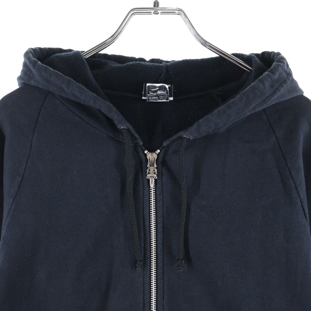 Chrome Hearts Vintage Sweatshirt HD Zip Sleeve Floral Zip Up Hoodie Black — view 3