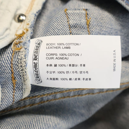 Chrome Hearts Levi 'S Vntg Blu Red Tab Levi's 501 Cross Patch Button Fly Denim — view 8